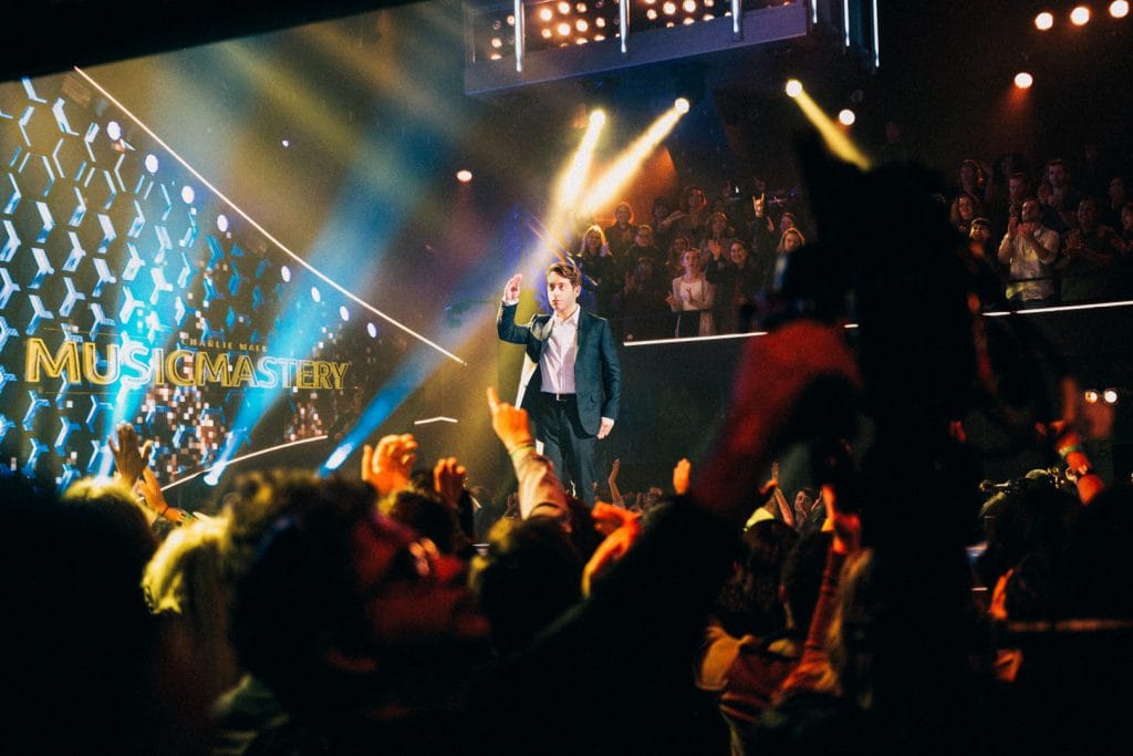 Charlie Walk on stage